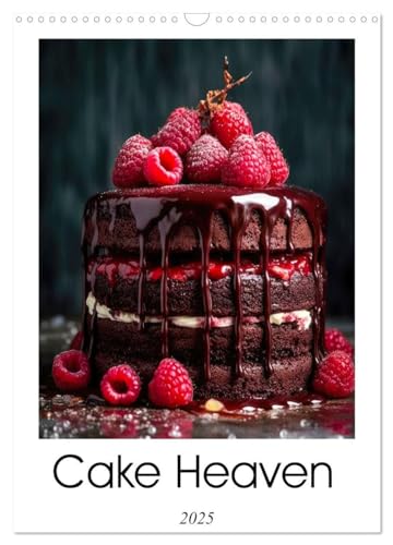 Cake Heaven (Wall Calendar 2025 DIN A3 portrait), CALVENDO 12 Month Wall Calendar: Discover a year of mouthwatering delight with Cake Heaven calendar, ... of delectable cakes in all their sweet glory. von Calvendo