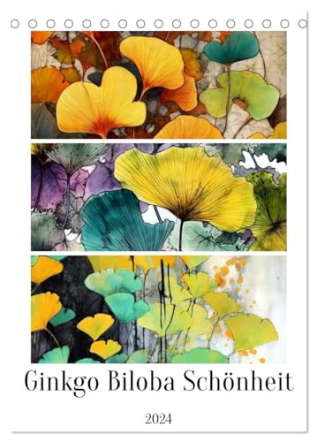 Ginkgo Biloba Schönheit (Tischkalender 2024 DIN A5 hoch), CALVENDO Monatskalender von CALVENDO