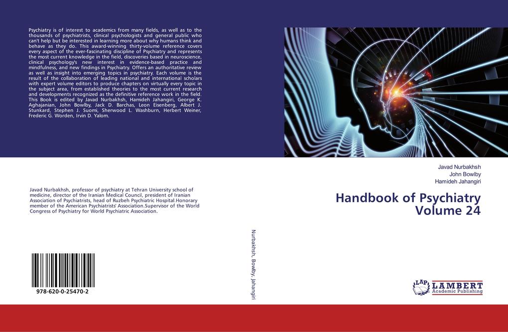 Handbook of Psychiatry Volume 24 von LAP LAMBERT Academic Publishing