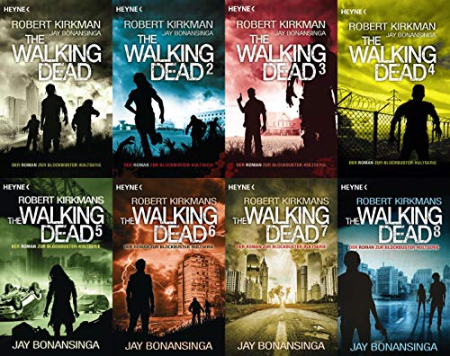 The Walking Dead-Romane Band 1-8 plus 1 exklusives Postkartenset