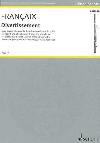 DIVERTISSEMENT BASSON von Schott