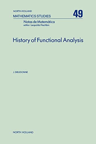 History of Functional Analysis. (North-Holland mathematical studies, vol.49)