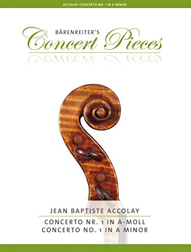Bärenreiter's Easy Concertos: Concertino in a-Moll: Geigenstimme mit beigelegtem Klavierauszug