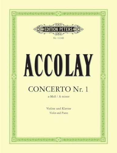 Concertino a-Moll: Für Violine und Streicher in der Ausgabe für Violine und Klavier (Edition Peters) Concertino a-Moll: Für Violine und Streicher in der Ausgabe für Violine und Klavier (Edition Peters)