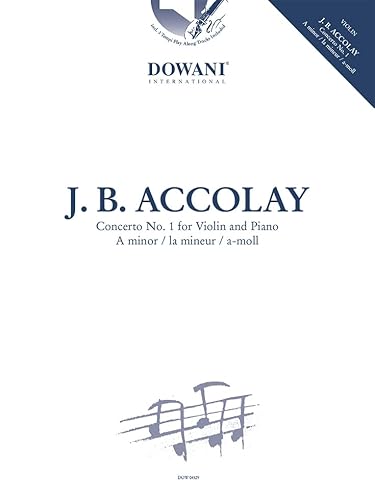 Concerto No. 1 for Violin and Piano. A Minor / La mineur / a-Moll. Book/Part/Audio-Online