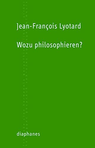 Wozu philosophieren? (TransPositionen)