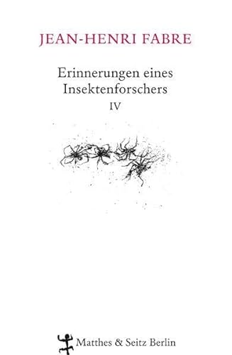 Erinnerungen eines Insektenforschers 04: Souvenirs Entomologiques von Matthes & Seitz Verlag