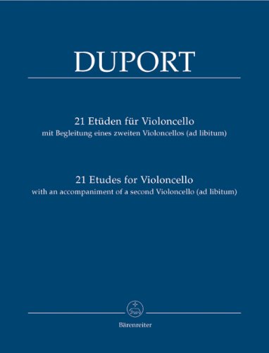 21 Etüden für Violoncello mit Begleitung eines zweiten Violoncello (ad libitum)