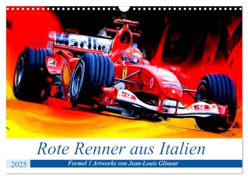 Rote Renner aus Italien (Wandkalender 2025 DIN A3 quer), CALVENDO Monatskalender von CALVENDO
