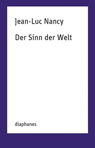 Der Sinn der Welt (TransPositionen)