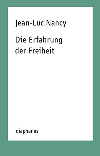 Die Erfahrung der Freiheit (TransPositionen): Überarb. Habil.-Schr.