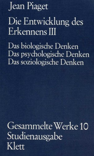 Die Entwicklung des Erkennens III