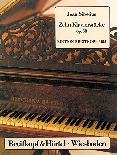10 Klavierstücke op. 58 (EB 8155) von Breitkopf & Härtel