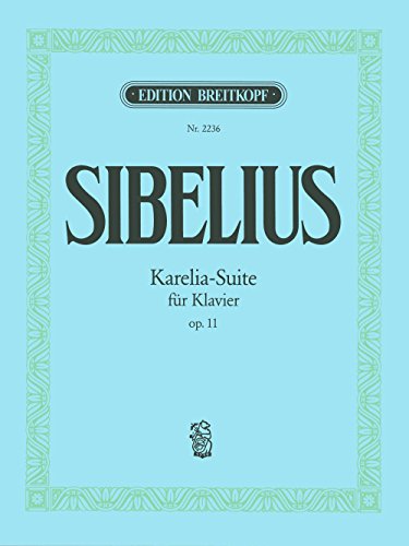 Karelia-Suite op. 11 - Ausgabe für Klavier (EB 2236) von EDITION BREITKOPF