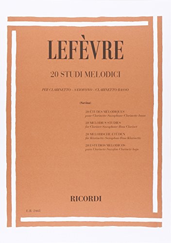 20 Studi Melodici (CLARINETTE) von Ricordi