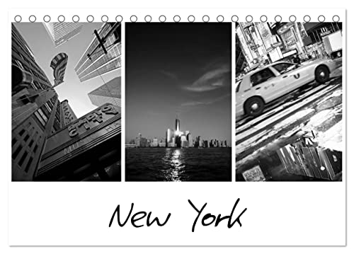 New York (Tischkalender 2024 DIN A5 quer), CALVENDO Monatskalender von CALVENDO