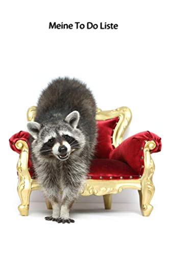 Meine TO DO Liste: Waschbär - Softcover, 120 Seiten mit Vorlagen zum ausfüllen (TO DO Liste - viele weitere Cover mit diversen Tieren, Band 14) von Independently published