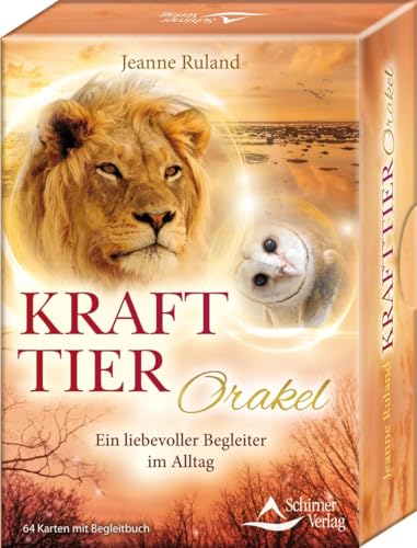 Das Krafttier-Orakel: Ein liebevoller Begleiter im Alltag - 64 Karten mit Begleitbuch von Schirner Verlag