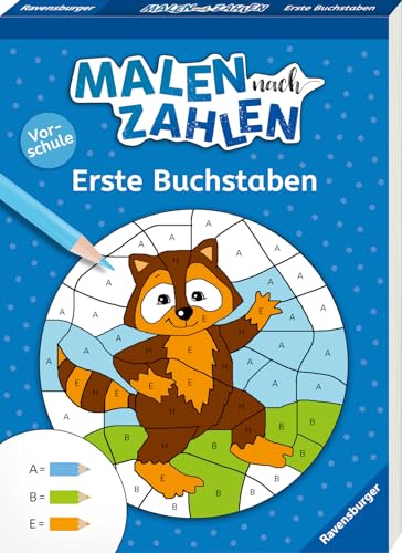 Malen nach Zahlen, Vorschule: Erste Buchstaben