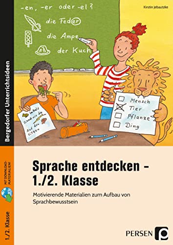 Sprache entdecken - 1./2. Klasse: Motivierende Materialien zum Aufbau von Sprachbewusstsein von Persen Verlag i.d. AAP