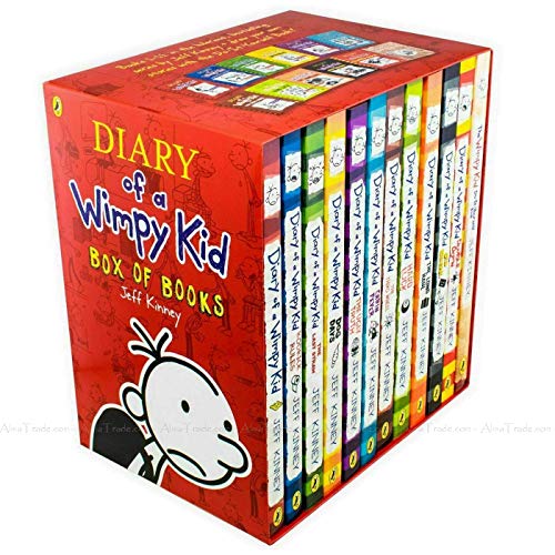 Tagebuch eines Wimpy Kid, 12 Bücher, komplettes Sammlungsset, neu (Tagebuch eines Wimpy Kid, Rodrick Rules, The Last Straw, Dog Days, The Ugly Truth, Cabin Fever, The Third Wheel, Hard Luck, The Long