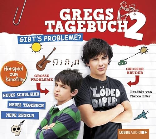 Gregs Film-Tagebuch 2 - Gibt's Probleme?: Filmhörspiel. (Gregs Tagebuch, Band 2) von Lübbe Audio
