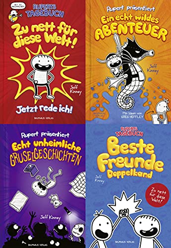Ruperts Tagebuch und Gruselgeschichten in 4 Bänden + 1 exklusives Postkartenset Ruperts Tagebuch und Gruselgeschichten in 4 Bänden + 1 exklusives Postkartenset