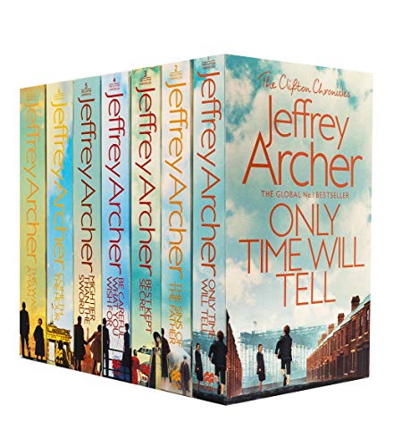 Jeffrey Archer Clifton Chronicles 6 Books Set Collection (Cometh the Hour,Mightier than the Sword,Be Careful What You Wish For,Only Time Will Tell,The Sins Of The Father,Best Kept Secret)