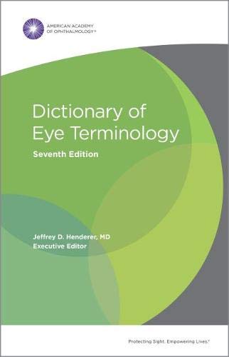 Dictionary of Eye Terminology von American Academy of Ophthalmology