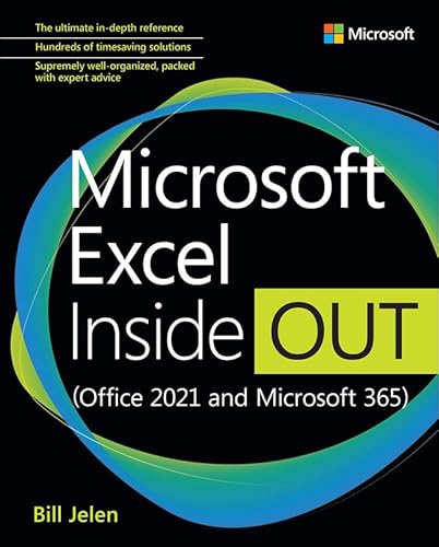 Microsoft Excel Inside Out: Office 2021and Microsoft 365
