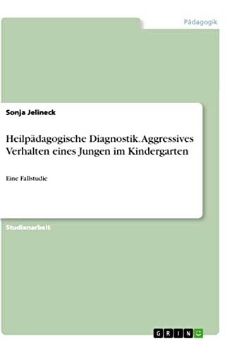 Heilpädagogische Diagnostik. Aggressives Verhalten eines Jungen im Kindergarten: Eine Fallstudie Heilpädagogische Diagnostik. Aggressives Verhalten eines Jungen im Kindergarten: Eine Fallstudie