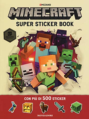 Minecraft Mojang. Super sticker book. Con adesivi (Licenze) von Mondadori