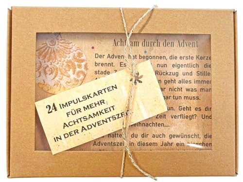 Achtsamkeit in der Adventszeit: 24 Impulskarten von Fahner, Hans
