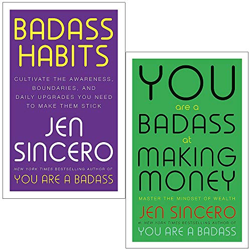 Badass Habits & You Are a Badass at Make Money von Jen Sincero, 2-Bücher-Sammlungsset