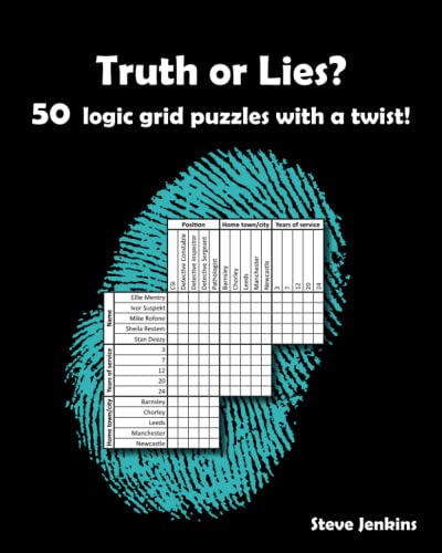 Truth or Lies? 50 logic grid puzzles with a twist! von Luscious Books