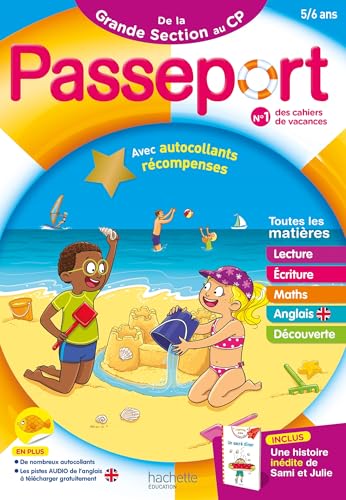 Passeport Maternelle - De la Grande Section au CP (5-6 ans): Avec autocollants récompenses von HACHETTE EDUC