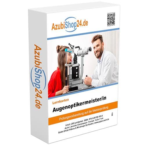 Augenoptikermeister Prüfungsvorbereitung Lernkarten: Augenoptikermeister / Augenoptikermeister Prüfungswissen von Princoso GmbH