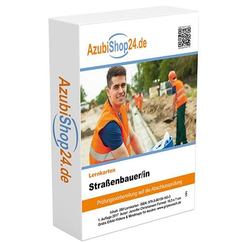 Prüfung Straßenbauer Prüfungsvorbereitung Lernkarten: Prüfungsvorbereitung auf die Abschlussprüfung Prüfung Straßenbauer Prüfungsvorbereitung Lernkarten: Prüfungsvorbereitung auf die Abschlussprüfung