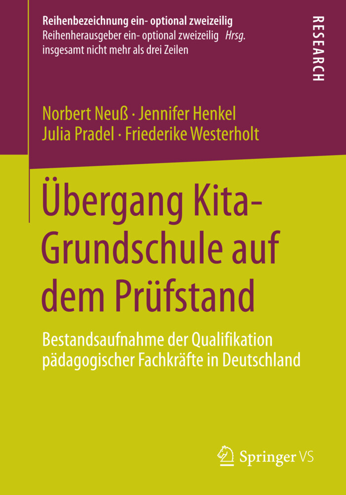 Übergang Kita-Grundschule auf dem Prüfstand von Springer Fachmedien Wiesbaden