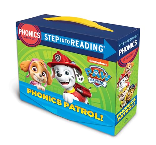 Phonics Patrol! (Paw Patrol): 12 Step Into Reading Books: 12 Books in 1 (Step into Reading Phonics: Paw Patrol)