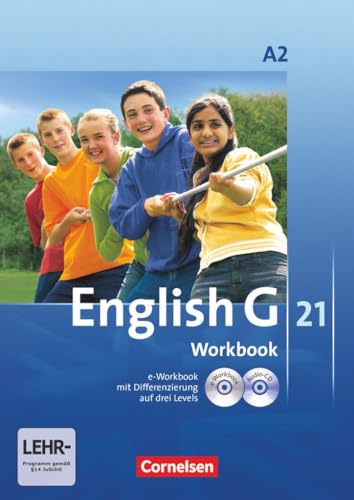 English G 21 - Ausgabe A / Band 2: 6. Schuljahr - Workbook mit Audio-Materialien: Workbook mit CD-ROM und Audios online