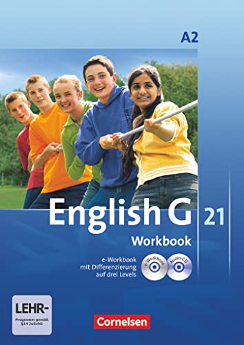 English G 21 - Ausgabe A / Band 2: 6. Schuljahr - Workbook mit Audio-Materialien: Workbook mit CD-ROM und Audios online
