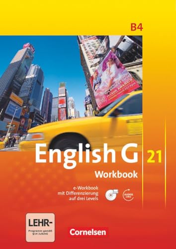 English G 21 - Ausgabe B / Band 4: 8. Schuljahr - Workbook mit Audio-Materialien