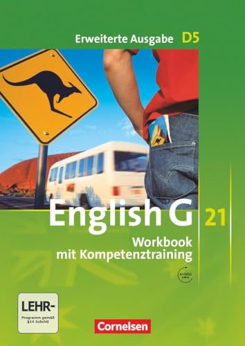 English G 21 - Erweiterte Ausgabe D / Band 5: 9. Schuljahr - Workbook mit Audios online: Mit Wörterverzeichnis zum Wortschatz der Bände 1-5