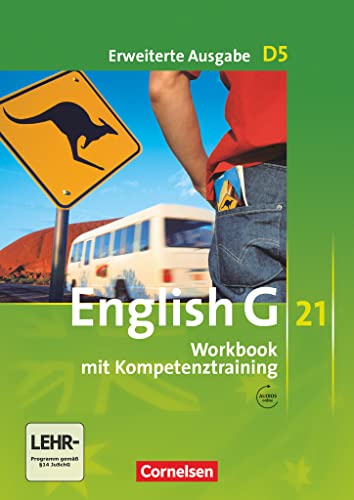 English G 21 - Erweiterte Ausgabe D / Band 5: 9. Schuljahr - Workbook mit Audios online: Mit Wörterverzeichnis zum Wortschatz der Bände 1-5