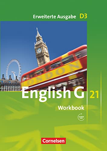English G 21 - Erweiterte Ausgabe D / Band 3: 7. Schuljahr - Workbook mit Audios online