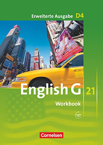 English G 21 - Erweiterte Ausgabe D / Band 4: 8. Schuljahr - Workbook mit Audios online (Englisch) Taschenbuch – 1 Auflage, 14. 2019 English G 21 - Erweiterte Ausgabe D / Band 4: 8. Schuljahr - Workbook mit Audios online (Englisch) Taschenbuch – 1 Auflage, 14. 2019