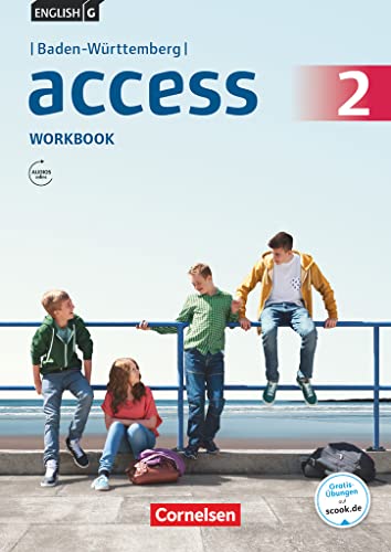 Access - Baden-Württemberg 2016 - Band 2: 6. Schuljahr: Workbook mit Audios online