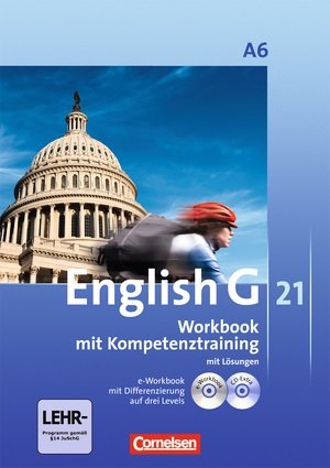English G21 Ausgabe A. Abschlussband 6. 10. Schuljahr. Workbook mit e-Workbook und CD-Extra - Lehrerfassung
