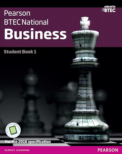 BTEC Nationals Business Student Book 1 + Activebook: For the 2016 specifications (BTEC Nationals Business 2016) von Pearson Education